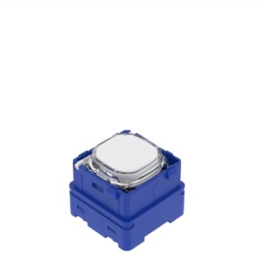 DALI-2 Modular Switch Range - Slave Push Switch CLASSIC Style with white LED backlights  (SINGLE)