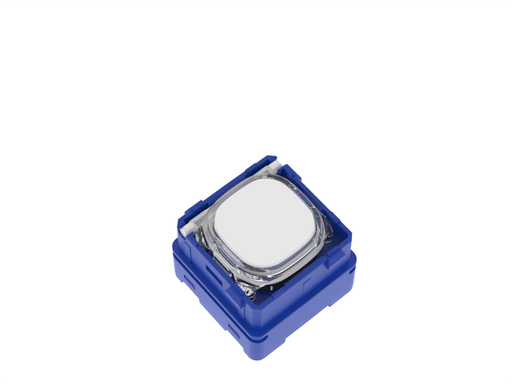 DALI-2 Modular Switch Range - Slave Push Switch CLASSIC Style with white LED backlights (SINGLE) - Image 3