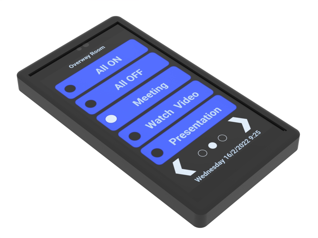 RAPIX LCD 5 inch Touch Panel (Black) - Capacitive Touch, Multiple Pages, Proximity Sensor - Image 3