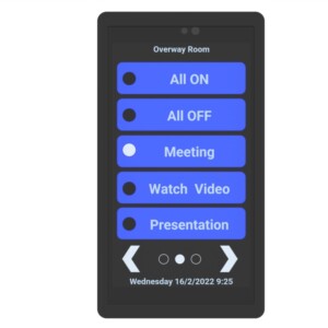 RAPIX LCD 5 inch Touch Panel (Black) - Capacitive Touch, Multiple Pages, Proximity Sensor