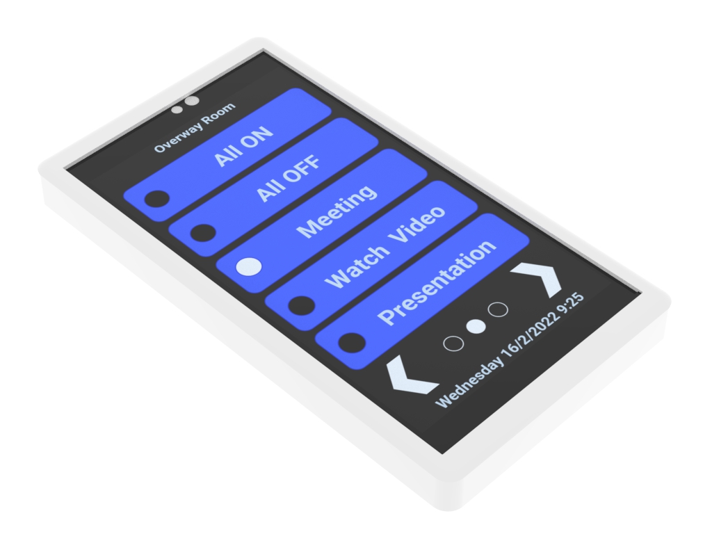 RAPIX LCD 5 inch Touch Panel (White) - Capacitive Touch, Multiple Pages, Proximity Sensor - Image 3